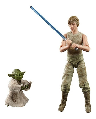 Imagen 7 de 10 de Luke Skywalker & Yoda (jedi Training) Two-pack Black Series