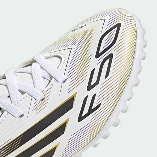 Botines Adidas Fútbol F50 Club Pasto Blanco Jr4402