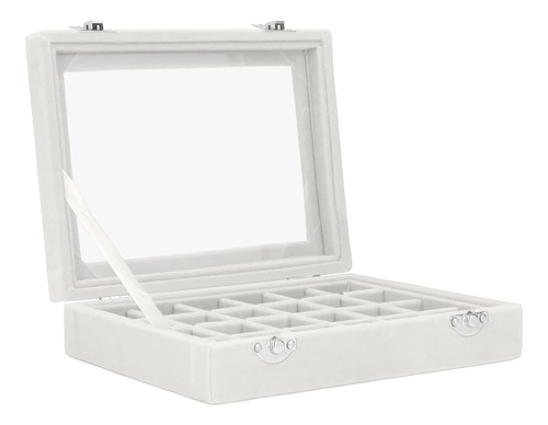 Imagen 1 de 10 de Caja De Almacenamiento Para Aretes, Organizador De Joyas De
