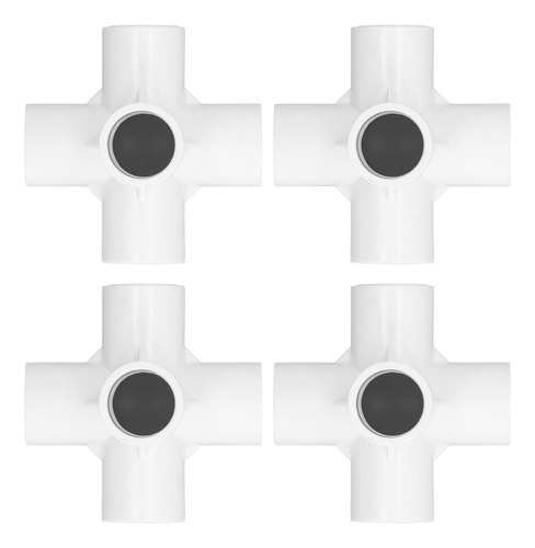 Conector De Tubo De Plástico Pvc De 6 Vías, Codo De Esquina