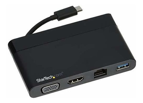 Adaptador Multipuerto Usb C De Startech.com Con Hdmi, Vga, G