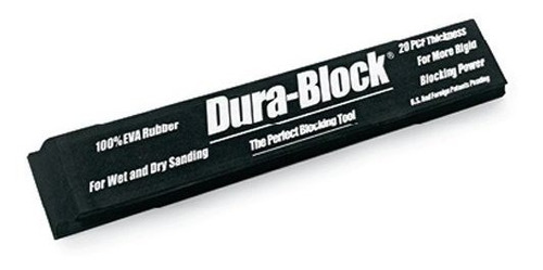 Dura-block (af4419) Bloque De Lija (15.9 in), Color Negro