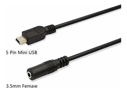 Onvian-cable De Cable De Micrófono De 0.138 En Hembra A 5