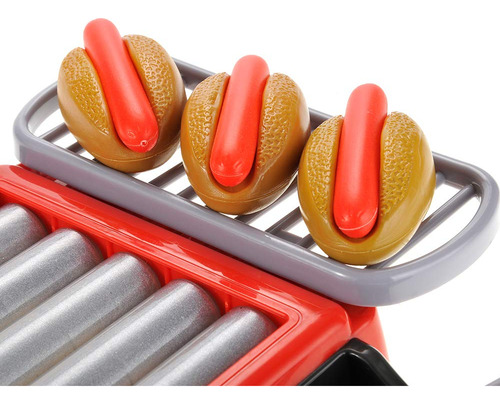 Juego De Parrilla Enrollable Hot Dog Juguete Cocina Niños