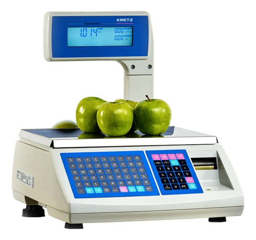 Balanza Impresora Kretz Report Lt Lite 30kg Usb Solo Ticket Gris