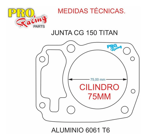 Flange Para Pino Cursado Moto Cg Titan 150 10mm