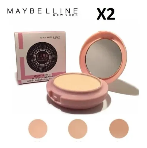 Polvo Compacto Maybelline Pure Maquillaje, Makeup maybelline pure makeup tonos Polvo Compacto Maybelline Pure Maquillaje, Makeup