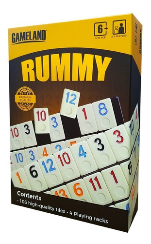 Juego De Mesa Rummy +6 Años Gameland Bg0339