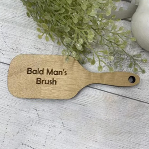 Cepillo Y Peine Para Hombre Calvo, Regalo De Peine Estilo A