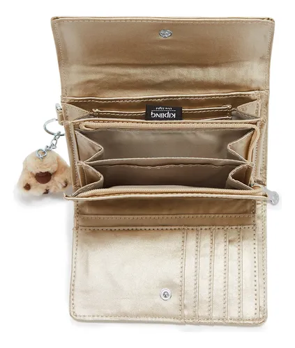 Billetera kipling dorada best sale