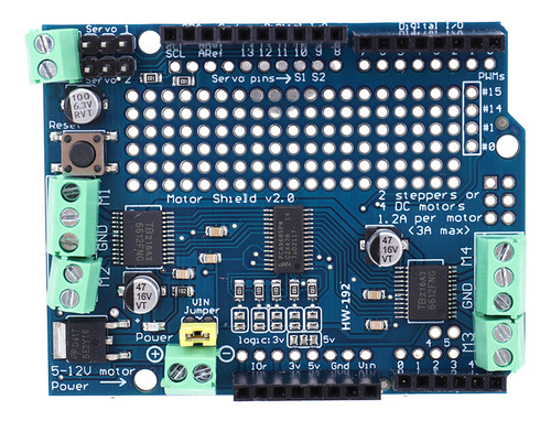 Placa De Módulo De Motor Paso A Paso Dc V2 Tb6612 Iic I2c Pa