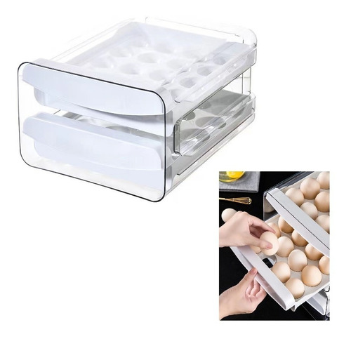 Imagen 1 de 6 de Canasta Para Huevos Organizador X40 Und/huevos