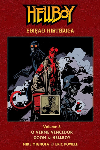 Hellboy edição histórica - volume 06, de Mignola, Mike. Editora Edições Mythos Eireli, capa dura em português, 2013