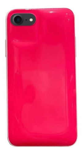 Protector Para  iPhone 7 8 Jelly Dark Pink 