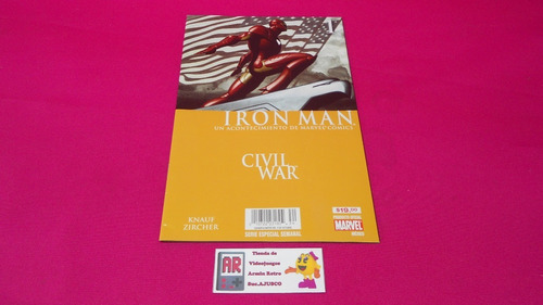 Comic Iron Man Civil War  Numero 1 Año 2007