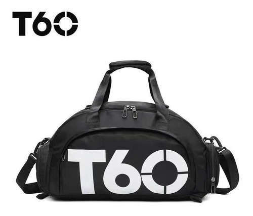 Bolsa Mochila Academia Viagem Impermeável T60 Preta