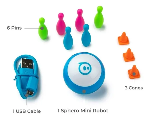 Sphero Pelota Azul Robótica Controlada Por Aplicación