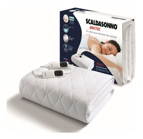 Calientacama Scaldasonno Maxi Super King 200x200 Poliester Color Blanco