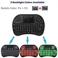 Mini Teclado Inalámbrico Airmouse Android Smart Tv Iluminado GENERICO