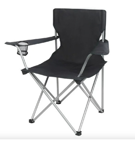 Silla Plegable Ozark Trail Acampar Playa Campo Pescar  Color Negro