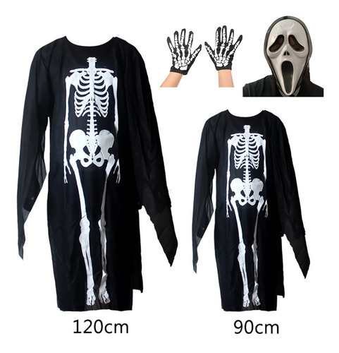 Halloween Esqueleto Esqueleto Fantasma Ropa Terror