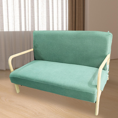 W Funda De Sofá Funda De Cojín Para Asiento 3 Plazas Verde