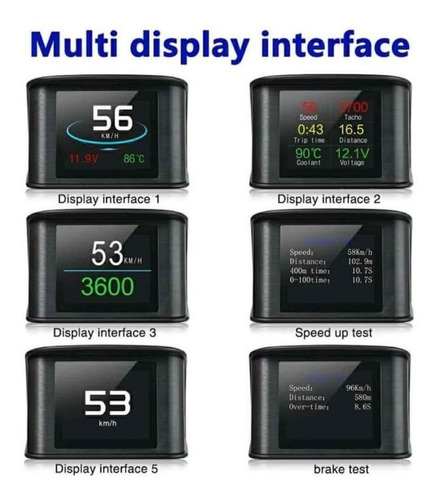 Monitor De Temperatura Multifuncional  Scan Obd2