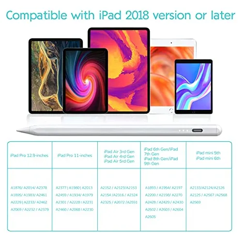 Lápiz Stylus Compatible Pencil, Lápiz Stylus iPad (20...