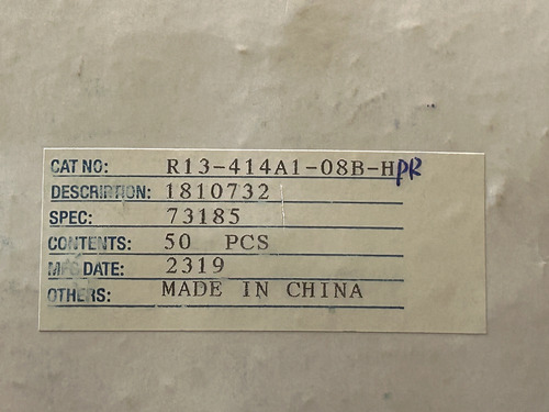 10a Lever Switch, On/off , 3/4hp , 125-250vac , R13-414a Ccf