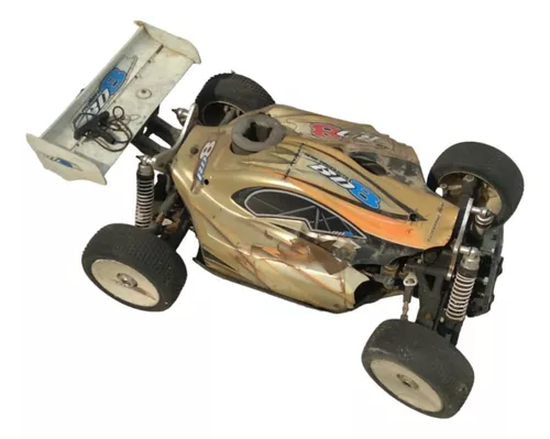 Carrinho De Controle Remoto A Gasolina Nitro 1/10 Buggy Hsp