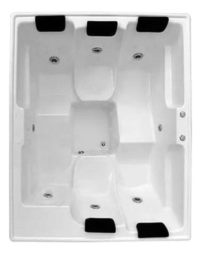 Spa Corcovado 1.90 X 1.60 X 0.90 Com Hidro E Aquecedor