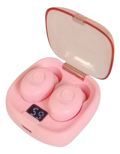 Auriculares Inalambricos Deportivos Ruffo Xg-8 Rosa Bluetooth 5.0 Con Visor De Batería