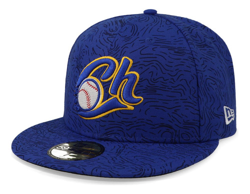 Gorra New Era 59 Fifty Lmp Charros De Jalisco 23 Azul Cerrad