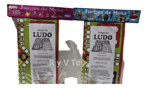 Ludo En Bolsa Juego De Mesa Por Mayor X 5 Unidades