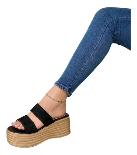 Hermosas Sandalias Yute Artesanal Para Dama Talla 35/40