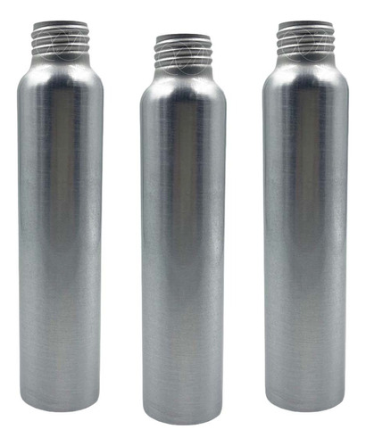 Botella Aluminio Envase 120 Ml Rosca 24/410 Sin Tapa X 288