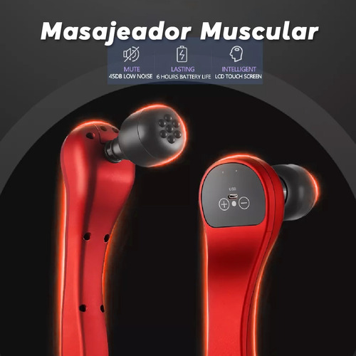 Imagen 7 de 10 de Masajeador Cuello Espalda Cabeza Pierna A Batería 5 Modos
