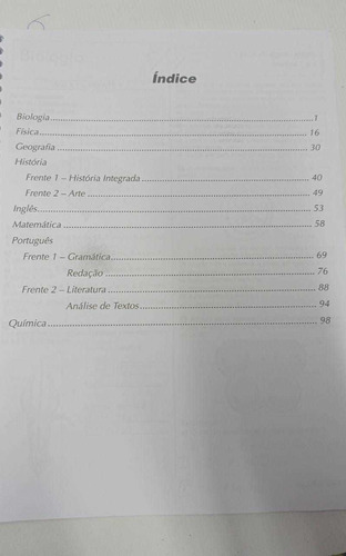 Kit 3 Cadernos Objetivo Ensino Médio 1a Serie Caderno 1eh Caderno 4hb E Caderno 3 Revisão Bimestral (Usado)