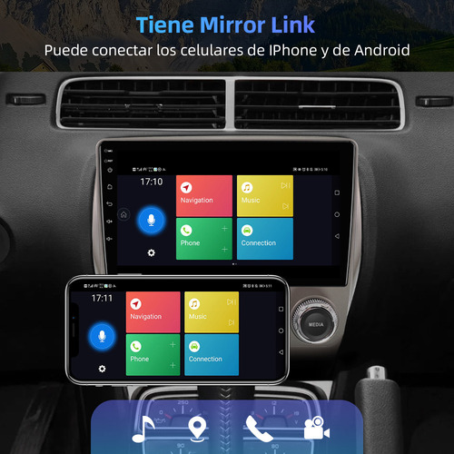 C-j Estéreo Cámara Android Para Chevrolet Camaro 2008-15