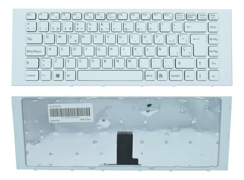 Teclado Blanco Compatible Con Sony Vpc Eg Pcg 61a11u 61b11u