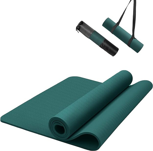 Tpe Large Yoga Mat Non Slip Fitness Mat With Carry Bag Eco F