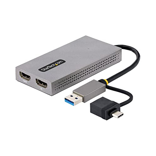 Startech.com Adaptador Usb 3.0 O Usb-c A Hdmi Dual Para Wind