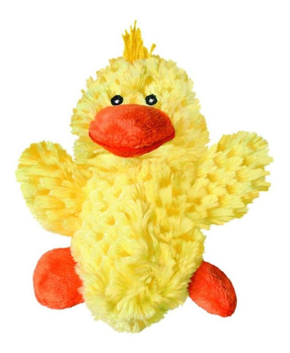 Kong Peluche Dr Noyz Duck Small Juguete Perro- Color Amarillo Diseño Pato