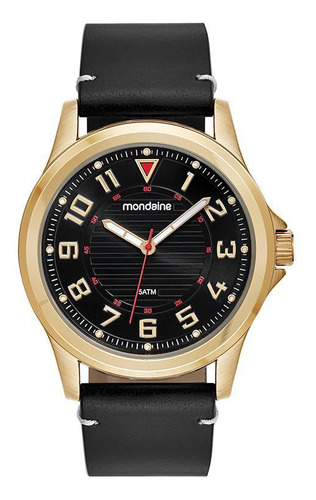 Relógio Mondaine Masculino 83504gpmvdh2 Preta 46mm