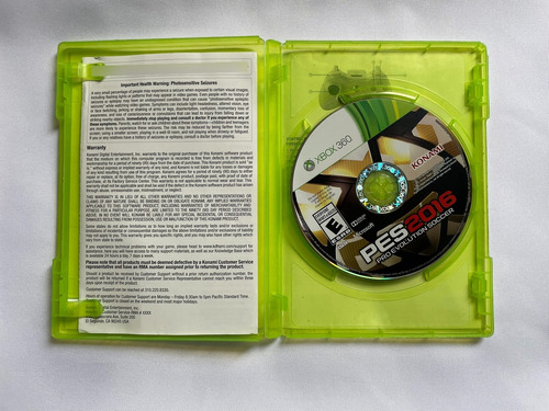 Pes 2016 Original Xbox 360 Físico (Usado)