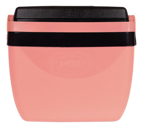 Caixa Térmica Pequena 12 Litros Rosa Pêssego Cooler Com Alça