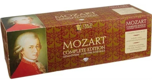Box Cd Mozart Obra Completa 170 Cds ( Bach,beethoven ) Edição Limitada
