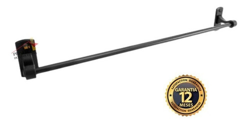 Toallero Barra De 60 Cm Negro En Aluminio