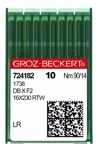 20 Agujas Groz-beckert® 1738 Lr/dbx1 Lr - 90/14, Lr