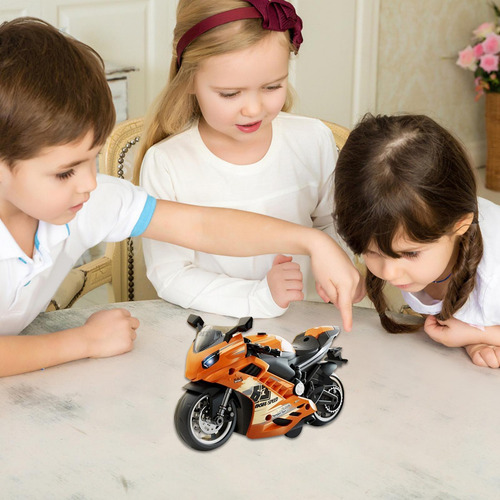 Figura De Moto Motocicleta Con Sonido Y Luz Kit De Figuras D